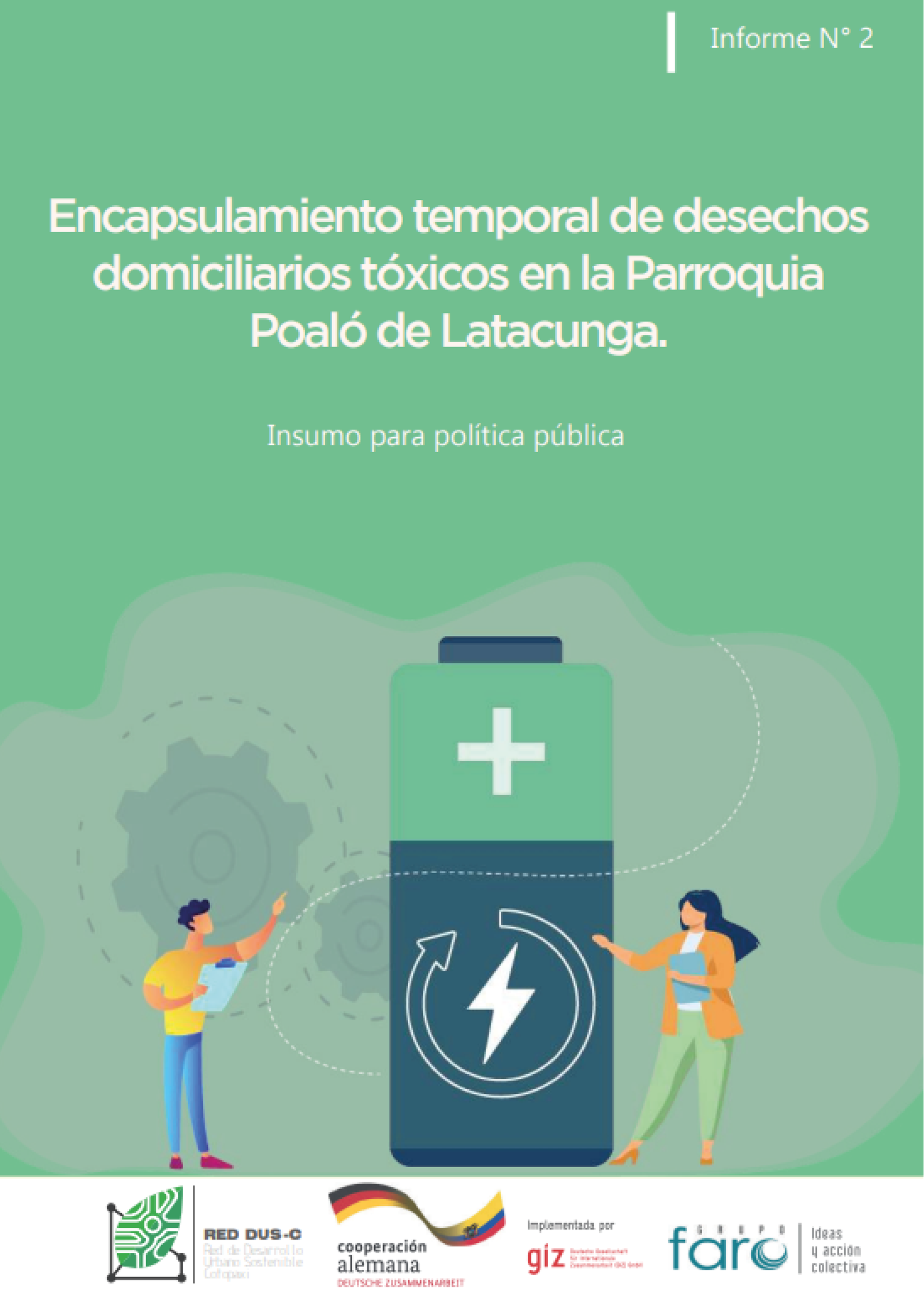 Encapsulamiento de desechos